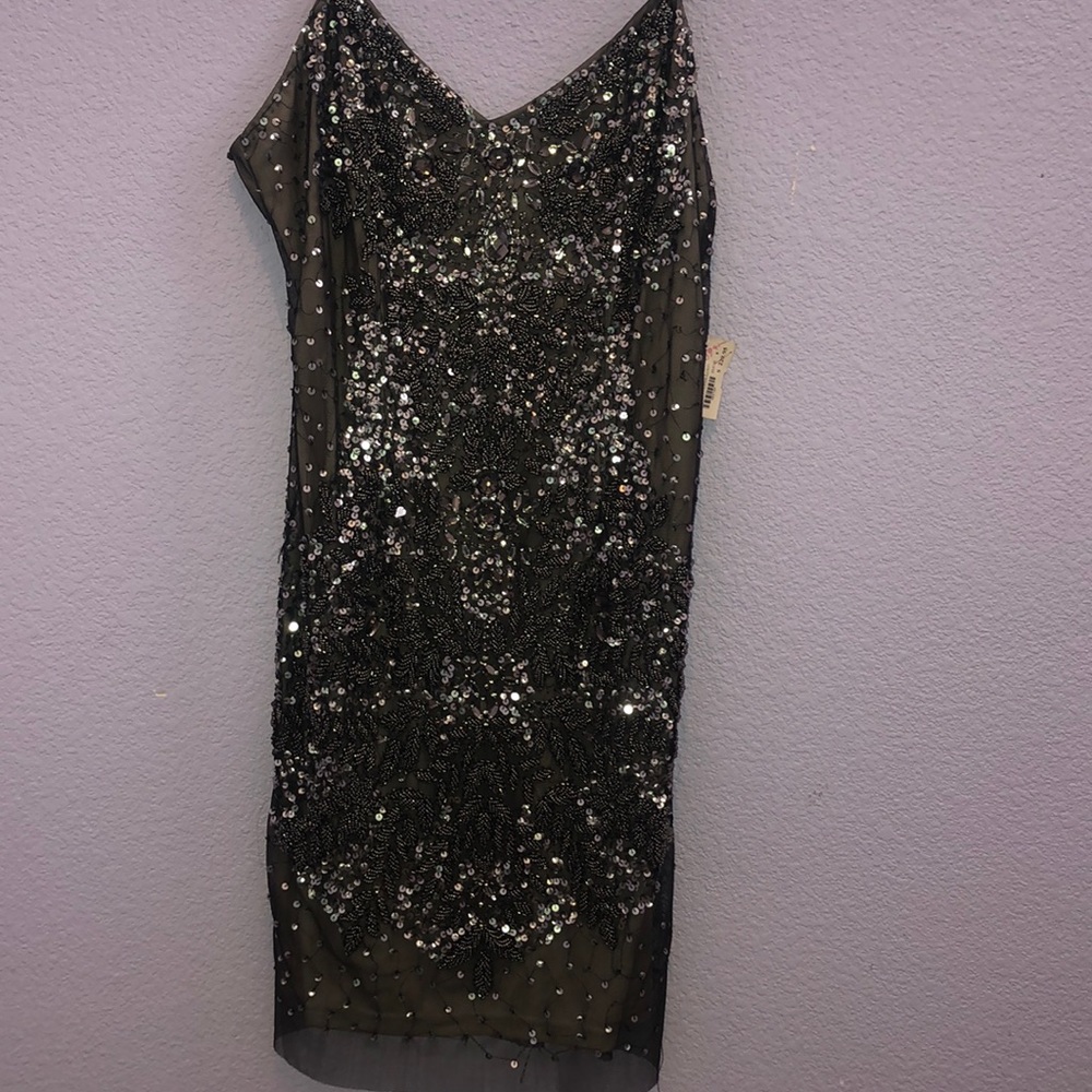 Sequence & beaded dress